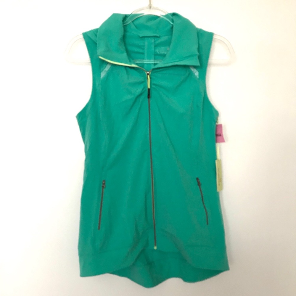 Tangerine Activewear Sleeveless Jacket with Hood